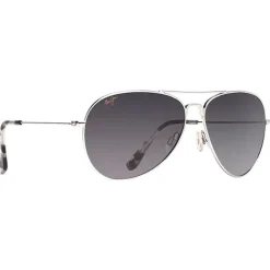 Lunettes de soleil Maui Jim Mavericks Argent Gris Neutre MauiPure