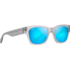 Lunettes de soleil Maui Jim Valley Isle Gris Translucide Blue Hawaii Mineral Superthin