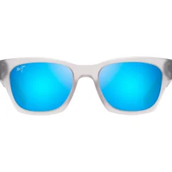 Lunettes de soleil Maui Jim Valley Isle Gris Translucide Blue Hawaii Mineral Superthin