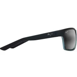 Lunettes de soleil Maui Jim Alenuihaha Grey Black Stripe Gris Neutre Mineral Superthin