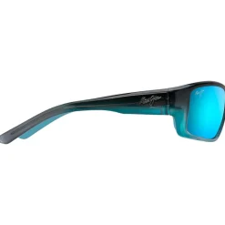 Lunettes de soleil Maui Jim Barrier Reef Bleu Turquoise Bleu Hawaii Mineral Superthin