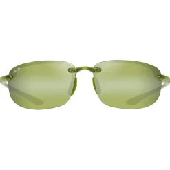 Lunettes de soleil Maui Jim Hookipa Shiny Transparent Light Green Maui Ht MauiPure