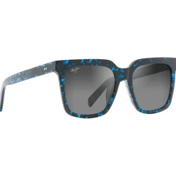 Lunettes de soleil Maui Jim Rooftops Tortue Bleue Neutral Grey Mineral Superthin
