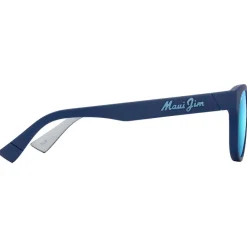 Lunettes de soleil Maui Jim Maoli Bleu foncé mat Bleu Hawaï MauiPure