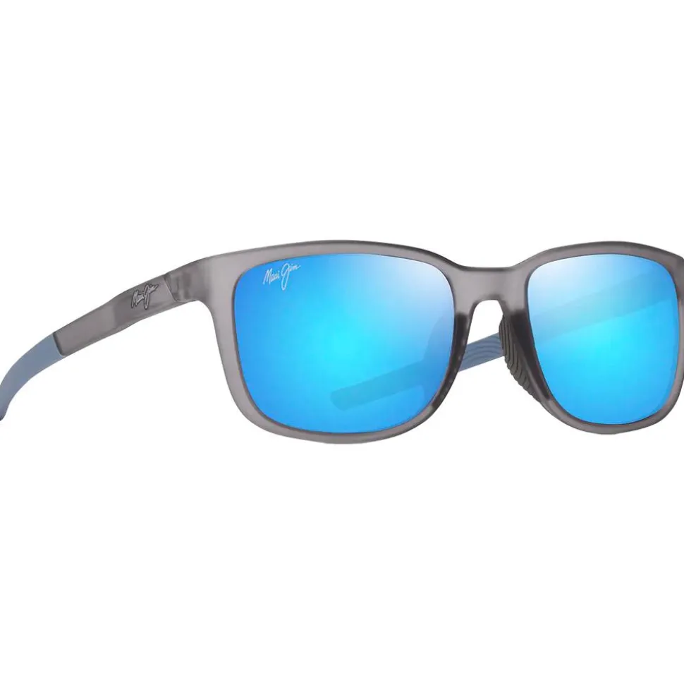 Lunettes de soleil Maui Jim Akala Matte Transparent Grey Hawaii Blue MauiUltra