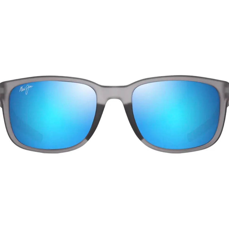 Lunettes de soleil Maui Jim Akala Matte Transparent Grey Hawaii Blue MauiUltra