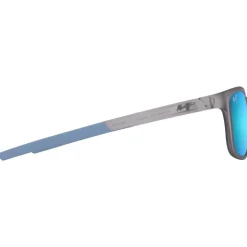 Lunettes de soleil Maui Jim Akala Matte Transparent Grey Hawaii Blue MauiUltra