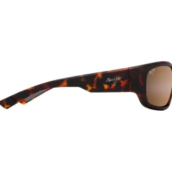 Lunettes de soleil Maui Jim Mauklele Matte Dark Havana Hcl Bronze Mineral Superthin
