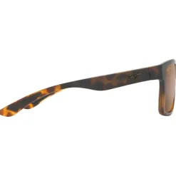 Lunettes de soleil Maui Jim The Flats Noir Ecaille Hcl Bronze Mineral Superthin