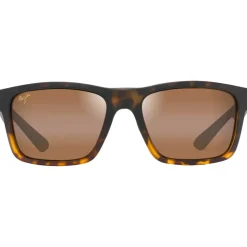 Lunettes de soleil Maui Jim The Flats Noir Ecaille Hcl Bronze Mineral Superthin