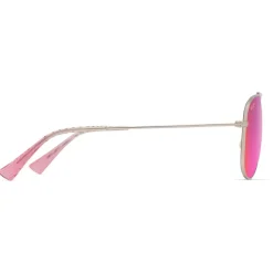 Lunettes de soleil Maui Jim Hauoli Xs Gradient Brun Shiny Light Gold Maui Sunrise MauiPure