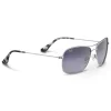 Lunettes de soleil Maui Jim Wiki Wiki Argent Gris Neutre MauiPure
