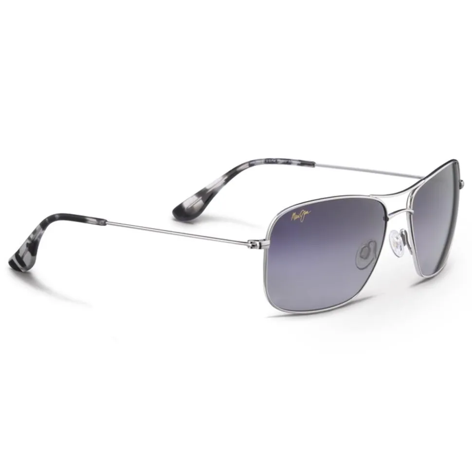 Lunettes de soleil Maui Jim Wiki Wiki Argent Gris Neutre MauiPure