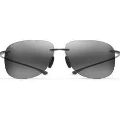 Lunettes de soleil Maui Jim Hikina Matte Grey Maui Pure Lt Gris Neutre
