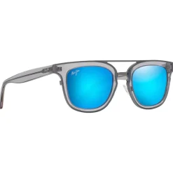 Lunettes de soleil Maui Jim Relaxation Mode Translucent Dove Grey Bleu Hawaï Mineral Superthin