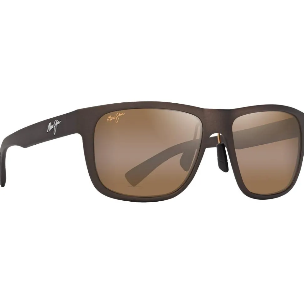 Lunettes de soleil Maui Jim Puakea Brun Mat Hcl Bronze Minéral Superthin