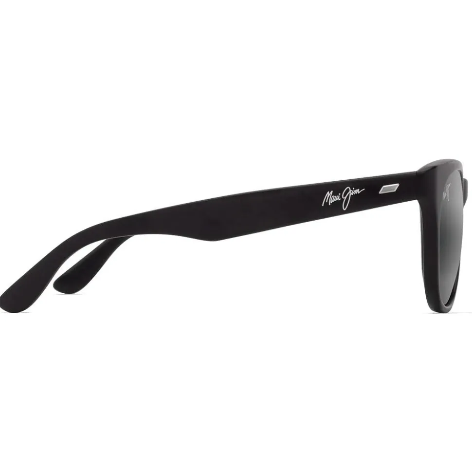 Lunettes de soleil Maui Jim Koaniani Asian Fit Matte Black Neutral Grey Mineral Superthin