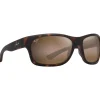 Lunettes de soleil Maui Jim Ano Nui Matte Dark Havana Hcl Bronze Mineral Superthin