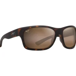 Lunettes de soleil Maui Jim Ano Nui Matte Dark Havana Hcl Bronze Mineral Superthin