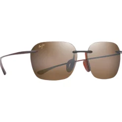 Lunettes de soleil Maui Jim Akau Matte Rootbeer Mauipure Lt Hcl Bronze