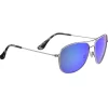 Lunettes de soleil Maui Jim Cliff House Silver Blue Hawaii
