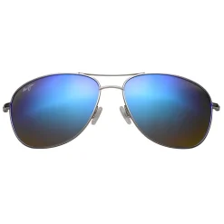 Lunettes de soleil Maui Jim Cliff House Silver Blue Hawaii