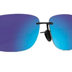 Lunettes de soleil Maui Jim Hema Noir Brillant Blue Hawaii