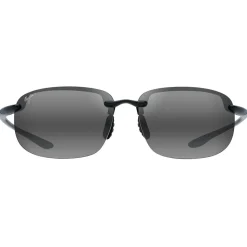 Lunettes de soleil Maui Jim Ho'okipa Xlarge Noir Brillant Neutral Grey MauiPure