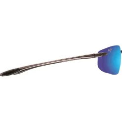 Lunettes de soleil Maui Jim Ho’okipa Reader 1,5 Gris Fumé Translucide Blue Hawaii MauiBrillant