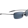 Lunettes de soleil Maui Jim Lighthouse Gris Neutre Noir Brillant