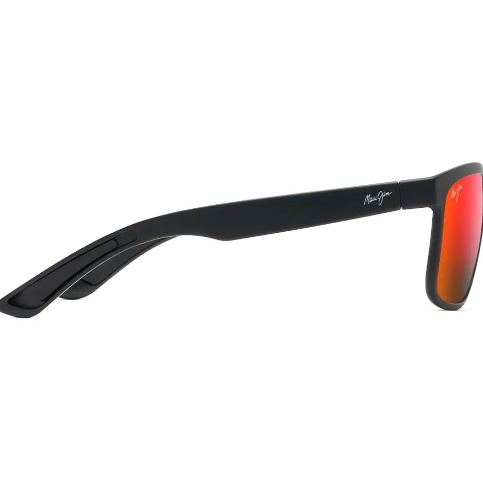 Lunettes de soleil Maui Jim Huelo Noir Mtat Hawaii Lava MauiPure
