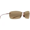 Lunettes de soleil Maui Jim Lighthouse Reader 1,5 Brun Foncé Hcl Bronze MauiBrilliant