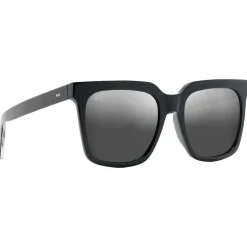 Lunettes de soleil Maui Jim Rooftops Noir Cristal Dual Mirror Argent Noir Mineral Superthin