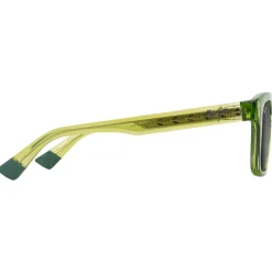 Lunettes de soleil Maui Jim Maluhia Vert Gazon Transparent Brillant Neutral Grey Minéral Superthin