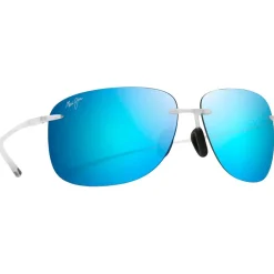 Lunettes de soleil Maui Jim Hikina Matte Crystal Grey Maui Pure Lt Blue Hawaï