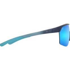 Lunettes de soleil Maui Jim Pāluna Asian Fit Metal Matte Dark Blue Hawaii Blue MauiBrillant