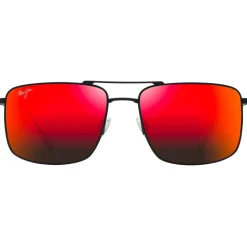 Lunettes de soleil Maui Jim Aeko Noir Mat Hawaii Lava MauiPure