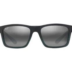Lunettes de soleil Maui Jim The Flats Noir Bleu Sarcelle Neutral Grey Mineral Superthin