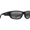 Lunettes de soleil Maui Jim Mauklele Matte Black Neutral Grey Mineral Superthin