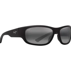 Lunettes de soleil Maui Jim Mauklele Matte Black Neutral Grey Mineral Superthin
