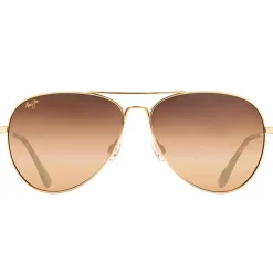 Lunettes de soleil Maui Jim Mavericks Gold Bronze Hcl MauiPure