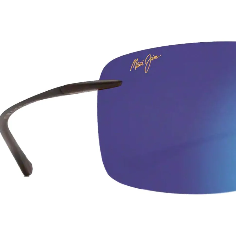 Lunettes de soleil Maui Jim Hema Mat Dark Brown Blue Hawaii Maui Pure Lt
