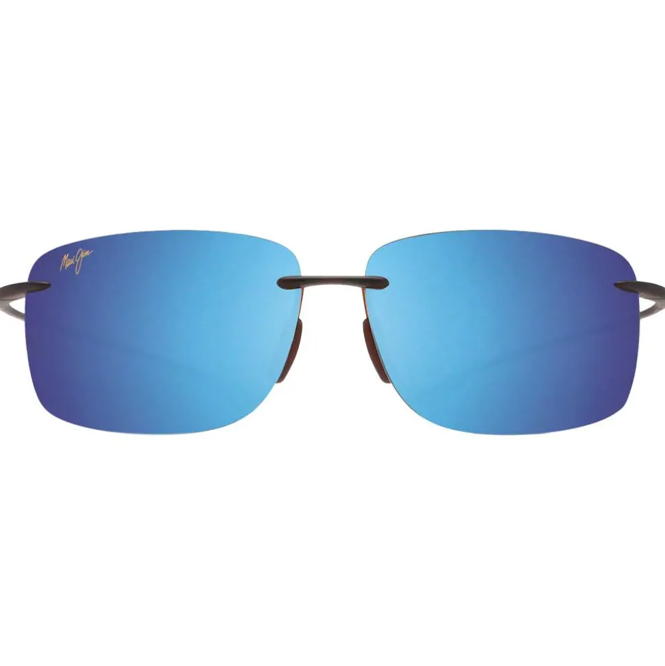 Lunettes de soleil Maui Jim Hema Mat Dark Brown Blue Hawaii Maui Pure Lt