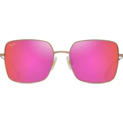 Lunettes de soleil Maui Jim Lipine Shiny Gold Pink Maui Sunrise MauiPure