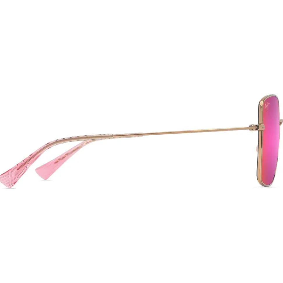 Lunettes de soleil Maui Jim Lipine Shiny Gold Pink Maui Sunrise MauiPure