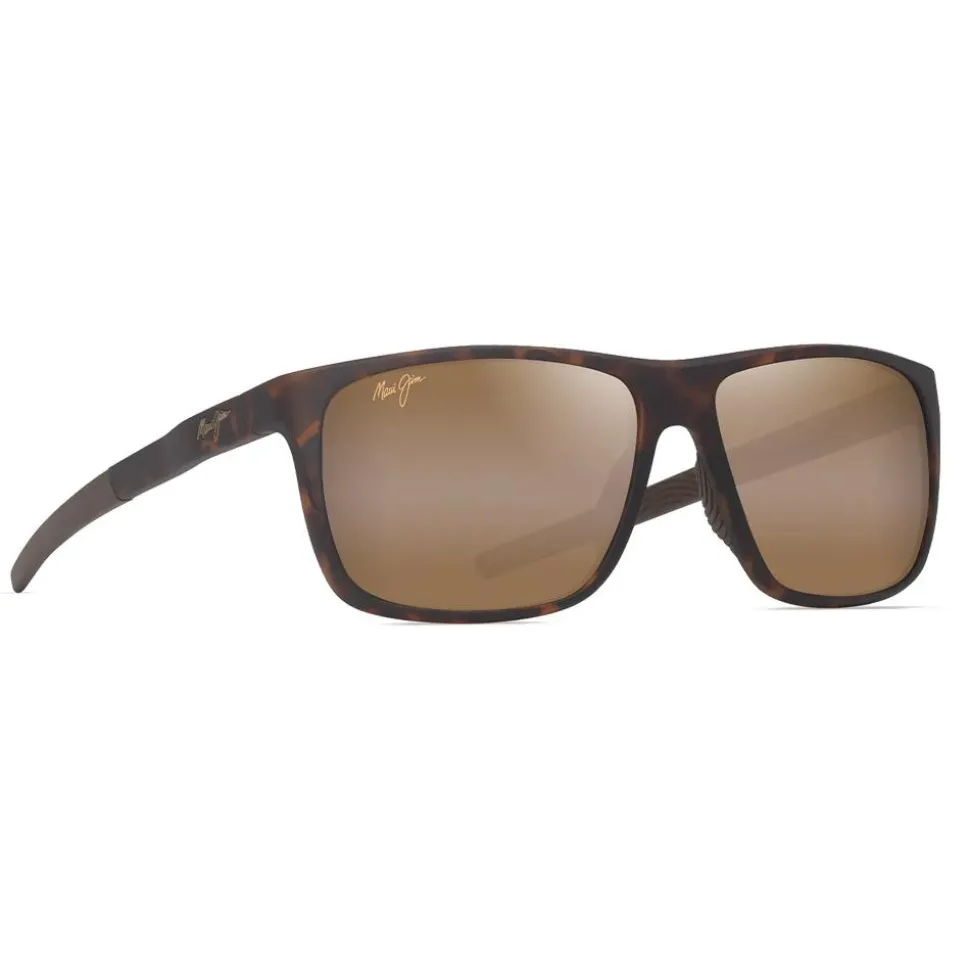 Lunettes de soleil Maui Jim Lehopulu Matte Dark Havana Bronze Hcl MauiUltra