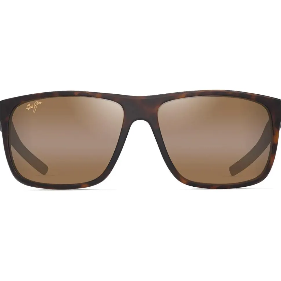 Lunettes de soleil Maui Jim Lehopulu Matte Dark Havana Bronze Hcl MauiUltra