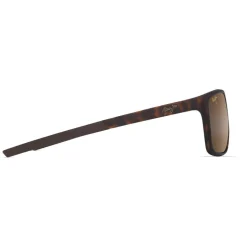 Lunettes de soleil Maui Jim Lehopulu Matte Dark Havana Bronze Hcl MauiUltra