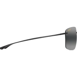 Lunettes de soleil Maui Jim Hema Noir Brillant Gris Neutre