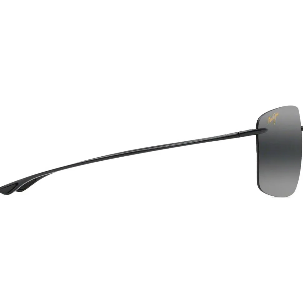 Lunettes de soleil Maui Jim Hema Noir Brillant Gris Neutre